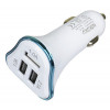 авто зарядка 3 USB, 2.1A (KO-15)