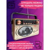 радиоприемник HAIRUN+Bluetooth+USB+SD+аккумулятор 18650 HR-503BT