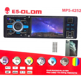 автомагнитола 4,1 дюйм MP5+Bluetooth+USB+AUX+Радио MP5-4252