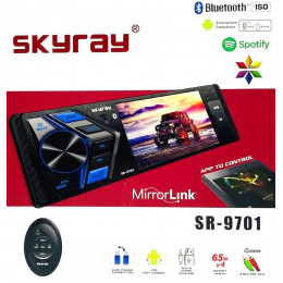 автомагнитола 4,1 дюйм MP5+Bluetooth+USB+AUX+Радио Skyray SR-9701