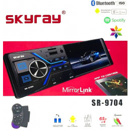 автомагнитола 4,1 дюйм MP5+Bluetooth+USB+AUX+Радио Skyray SR-9704
