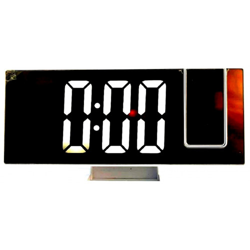 часы проекционные+дата+температура DS-3618LP/6 (белый)