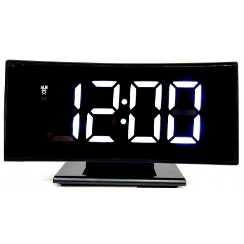 часы настольные+дата+температура DS-3621L/6 (белый)