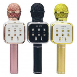 колонка микрофон+Bluetooth+USB+радио+аккумулятор DS-878