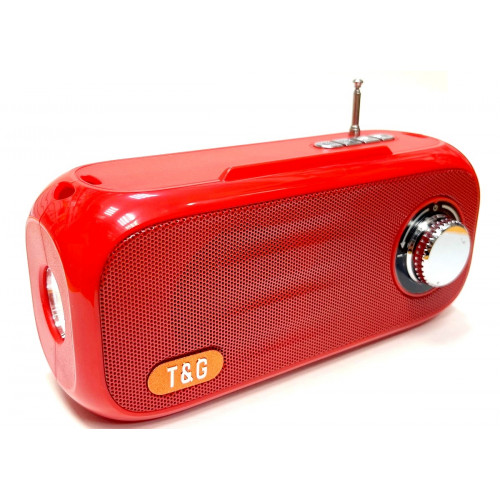 колонка TG-613+Bluetooth+USB+радио+фонарик+аккумулятор+солнечная зарядка