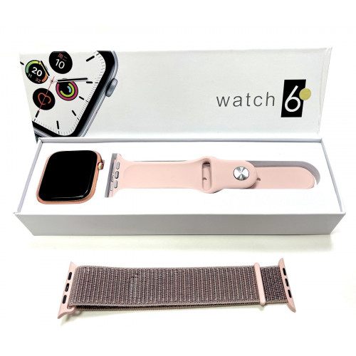 умные часы watch+фитнес браслет+беспроводная зарядка Watch 6