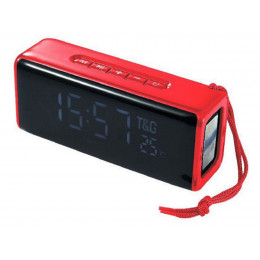 колонка TG-174+Bluetooth+USB+часы+радио+4 динамика+аккумулятор