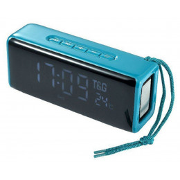 колонка TG-174+Bluetooth+USB+часы+радио+4 динамика+аккумулятор