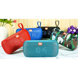 колонка TG-177+Bluetooth+USB+часы+радио+4 динамика+аккумулятор