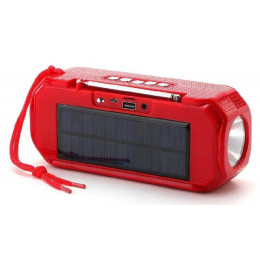 колонка TG-280+Bluetooth+USB+радио+4 динамика+фонарик+солнечная зарядка