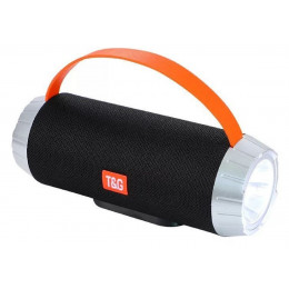 колонка TG-501+Bluetooth+USB+радио+4 динамика+фонарик+аккумулятор