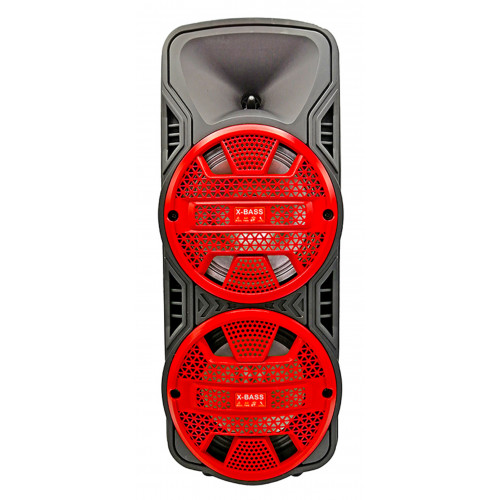 бумбокс+Bluetooth+USB+SD+радио+аккумулятор+микрофон+эквалайзер+светомузыка DG-1089