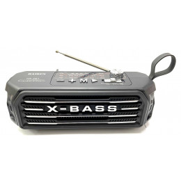 радиоприемник HAIRUN+Bluetooth+USB+SD+аккумулятор 18650 HR-2BT