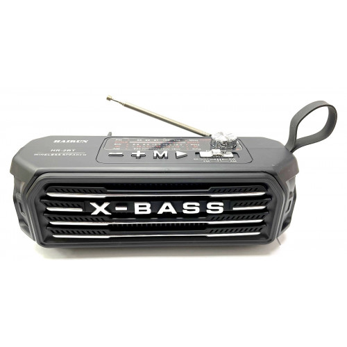 радиоприемник HAIRUN+Bluetooth+USB+SD+аккумулятор 18650 HR-2BT