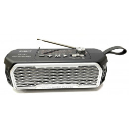 радиоприемник HAIRUN+Bluetooth+USB+SD+аккумулятор 18650 HR-3BT
