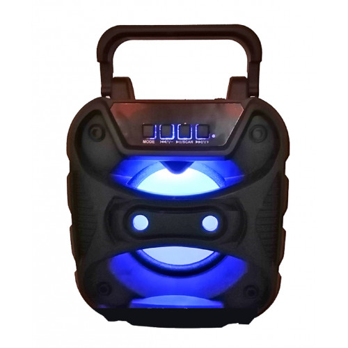бумбокс+Bluetooth+USB+SD+радио+аккумулятор+светомузыка ZQS-1415