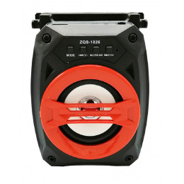 бумбокс+Bluetooth+USB+SD+радио+аккумулятор+светомузыка ZQS-1826B