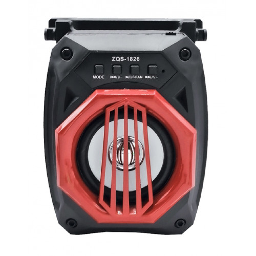 бумбокс+Bluetooth+USB+SD+радио+аккумулятор+светомузыка ZQS-1826C