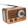 радиоприемник HAIRUN+Bluetooth+USB+SD+фонарик+аккумулятор 18650 HR-31BT