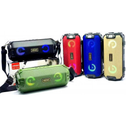 колонка KIMISO KM-205+Bluetooth+USB+радио+4 динамика+светомузыка+аккумулятор+Power Bank (1 сорт)