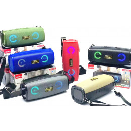 колонка KIMISO KM-223+Bluetooth+USB+радио+4 динамика+светомузыка+аккумулятор+Power Bank (1 сорт)