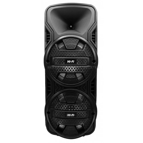 бумбокс+Bluetooth+USB+SD+радио+аккумулятор+микрофон+пульт+светомузыка ZQS-8205