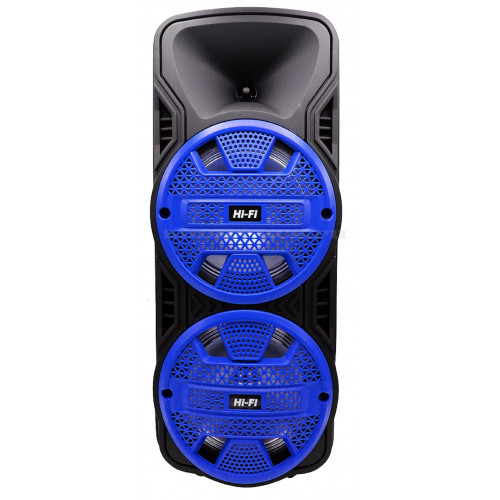 бумбокс+Bluetooth+USB+SD+радио+аккумулятор+микрофон+пульт+светомузыка ZQS-8205