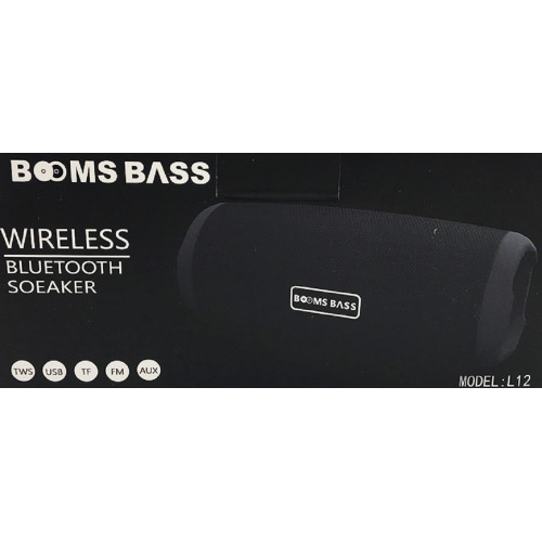 колонка Booms Bass+Bluetooth+USB+SD+радио+аккумулятор L12