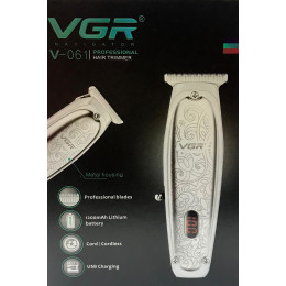машинка для стрижки волос+цифровой дисплей+металлическая VGR V-061