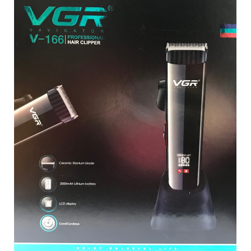 машинка для стрижки волос+цифровой дисплей VGR V-166