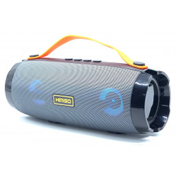 колонка KIMISO KM-202+Bluetooth+USB+радио+4 динамика+светомузыка+аккумулятор+Power Bank (1 сорт)