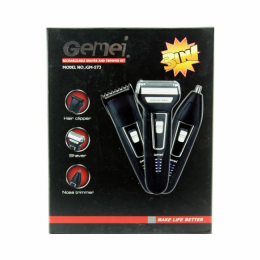 машинка для стрижки волос и бороды 3в1 Gemei GM-573