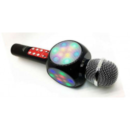 колонка микрофон светомузыка Bluetooth USB радио WS-1816
