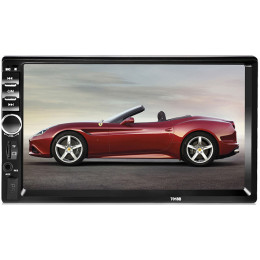 автомагнитола 2 DIN сенсорный экран MP5 Bluetooth USB AUX радио 7018B