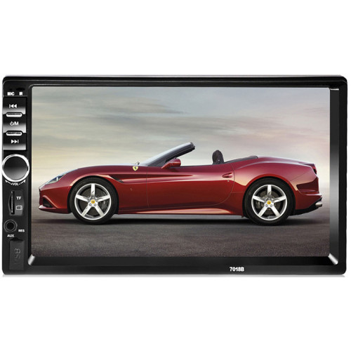 автомагнитола 2 DIN сенсорный экран MP5 Bluetooth USB AUX радио 7018B
