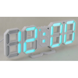 часы настольные дата температура VST-883/4 (ярко-зеленый) 1 сорт