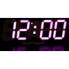часы настольные дата температура VST-883/7 (фиолетовый) 1 сорт