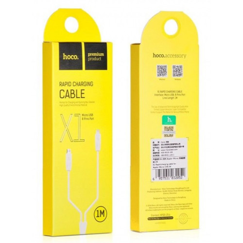 кабель 2в1 Micro iphone Hoco X1