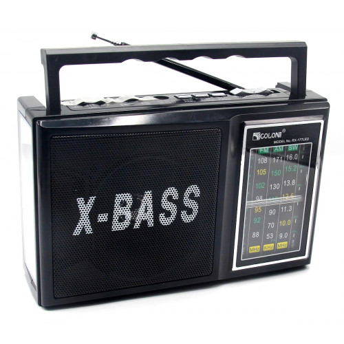 радиоприемник GOLON USB SD фонарик аккумулятор RX-177LED