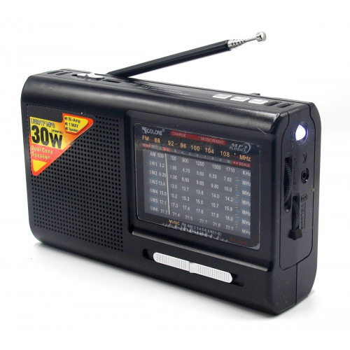 радиоприемник GOLON USB SD фонарик аккумулятор RX-2005