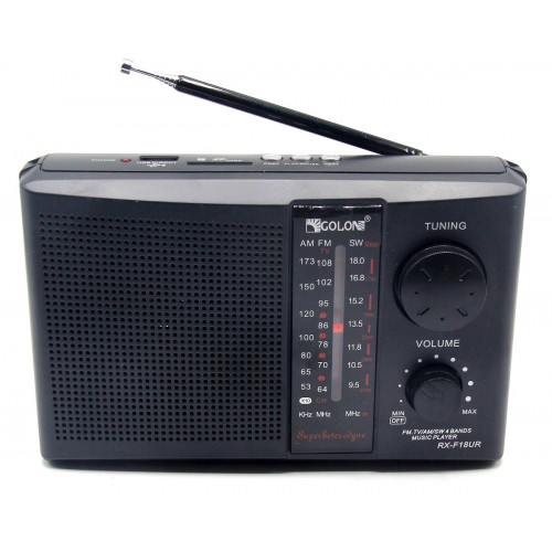 радиоприемник GOLON USB SD аккумулятор RX-F18UR (fm-64)