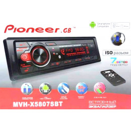 автомагнитола+Bluetooth+USB+AUX+Радио MVH-X5807SBT