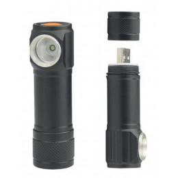 фонарик металлический+аккумулятор+зарядка от USB+ZOOM YYC-T88