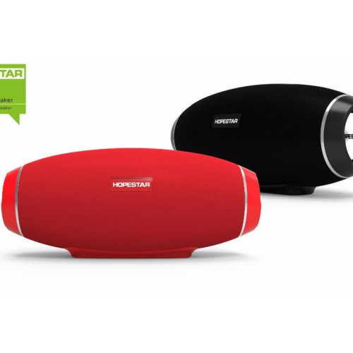 колонка HOPESTAR H20+Bluetooth+USB+SD+радио+4 динамика+аккумулятор+Power Bank+беспроводная зарядка (оригинал)