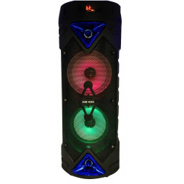 бумбокс+Bluetooth+USB+SD+радио+аккумулятор+светомузыка ZQS 6203