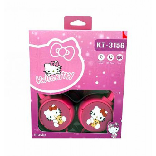 детские проводные наушники KTS-3156 Hello Kitty