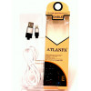 кабель для Iphone 5 6 металлический (резиновый) ATLANFA AT-5021