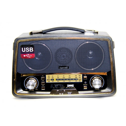 радиоприемник KEMAI+Bluetooth+USB+SD+аккумулятор "18650" MD-1701BT