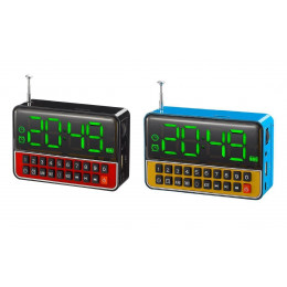 радиоприемник-колонка WSTER USB часы аккумулятор WS-1513