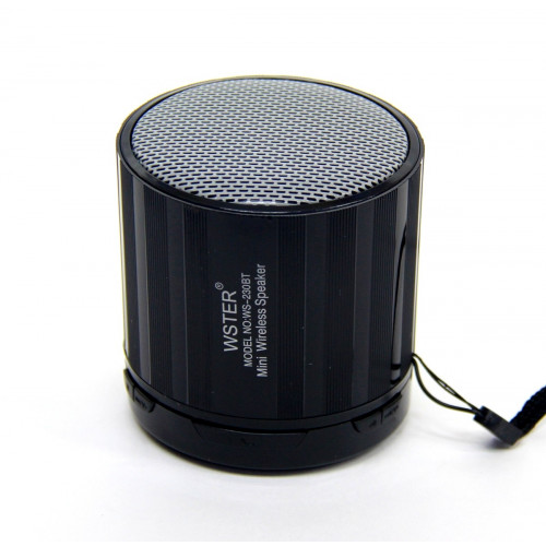 колонка WSTER Bluetooth USB SD мик аккумулятор BL-5 WS-230BT